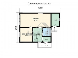 Проект дома VH "70-15" Либерика - Фото 6