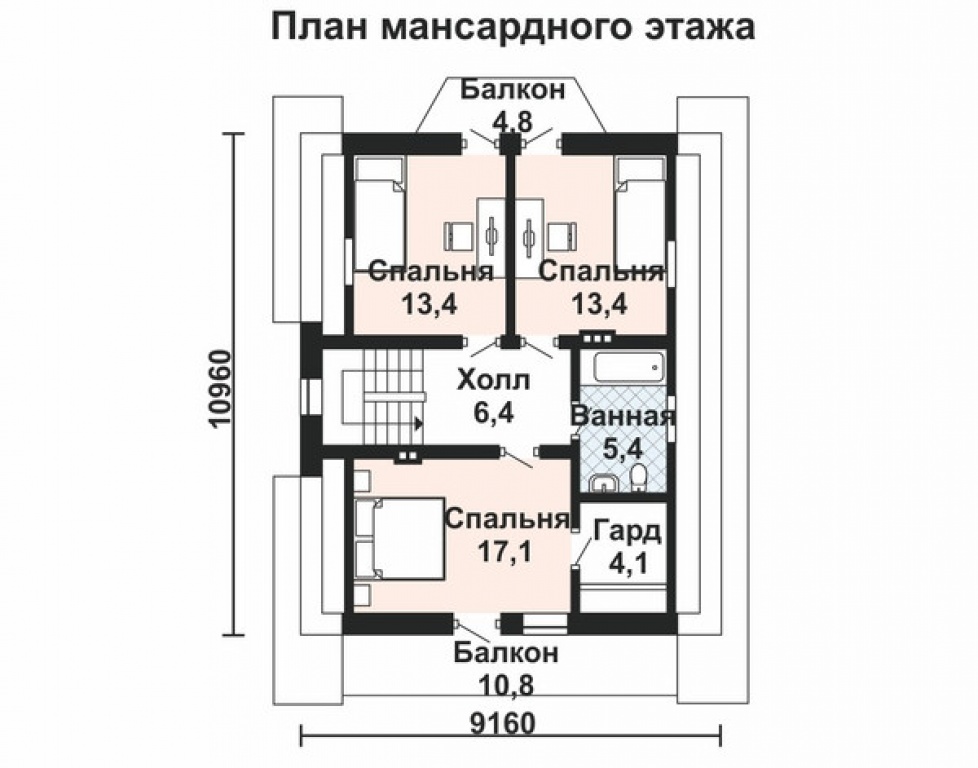 Проект дома Проект дома AS-023 - Фото 5