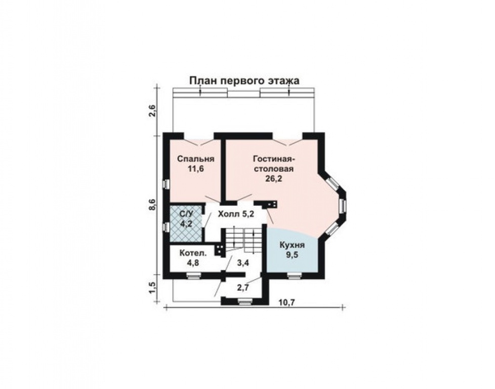 Проект дома Проект дома AS-1405 - Фото 4