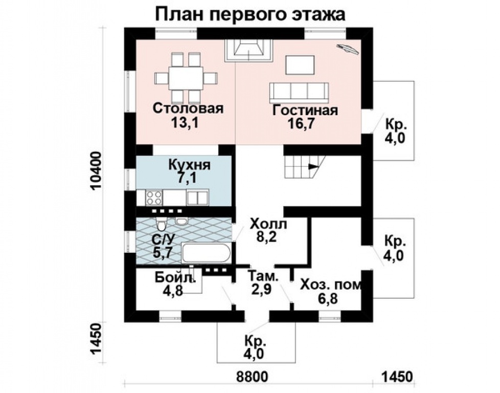 Проект дома Проект дома AS-2122 - Фото 5