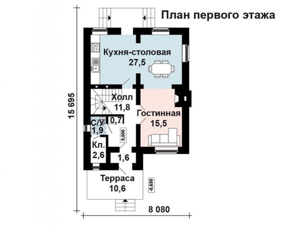 Проект дома Проект дома AS-218 - Фото 5