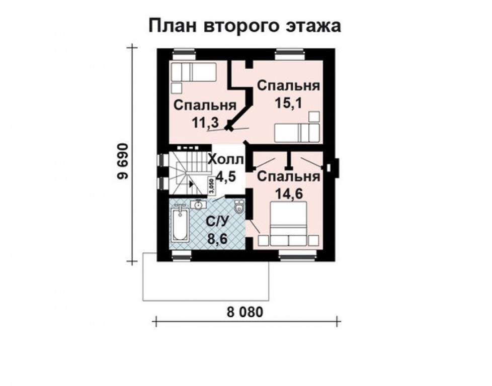 Проект дома Проект дома AS-218 - Фото 6