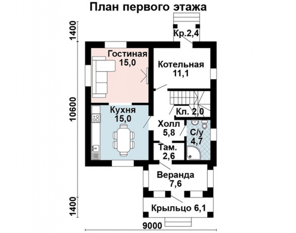 Проект дома Проект дома AS-2213 - Фото 5