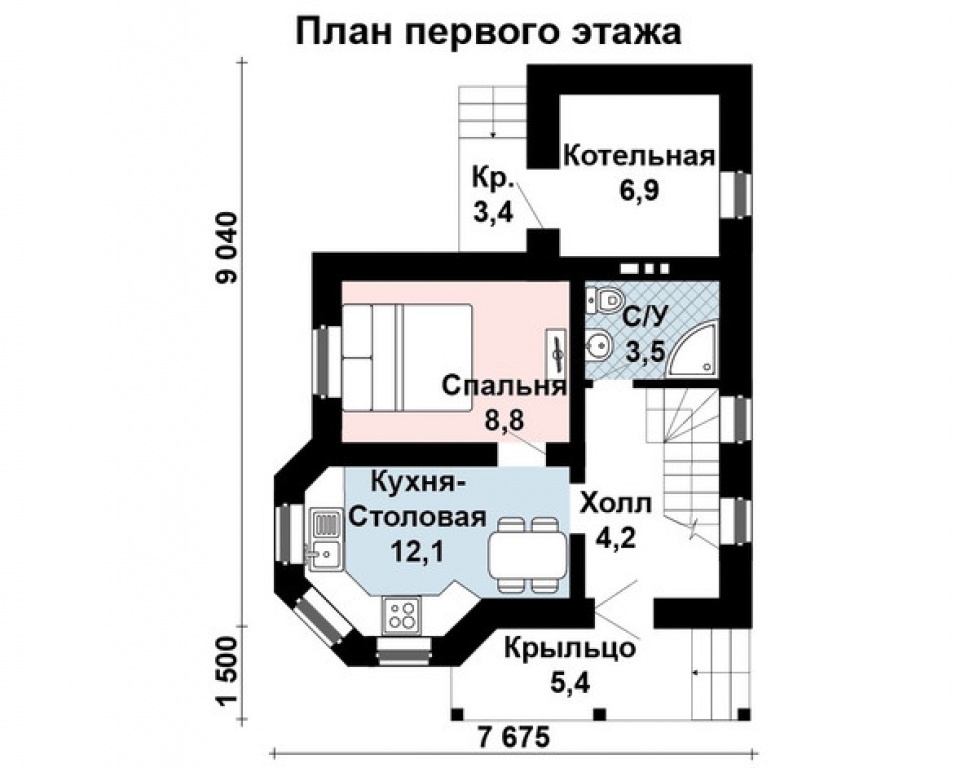 Проект дома Проект дома AS-2226 - Фото 1