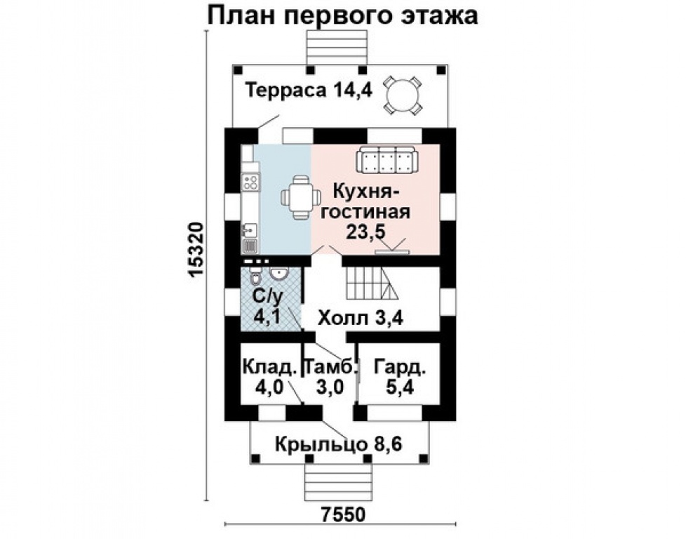 Проект дома Проект дома AS-2322 - Фото 5