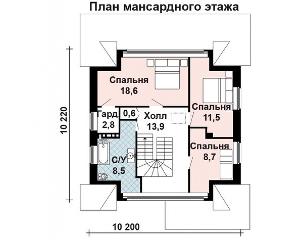 Проект дома Проект дома AS-711 - Фото 5